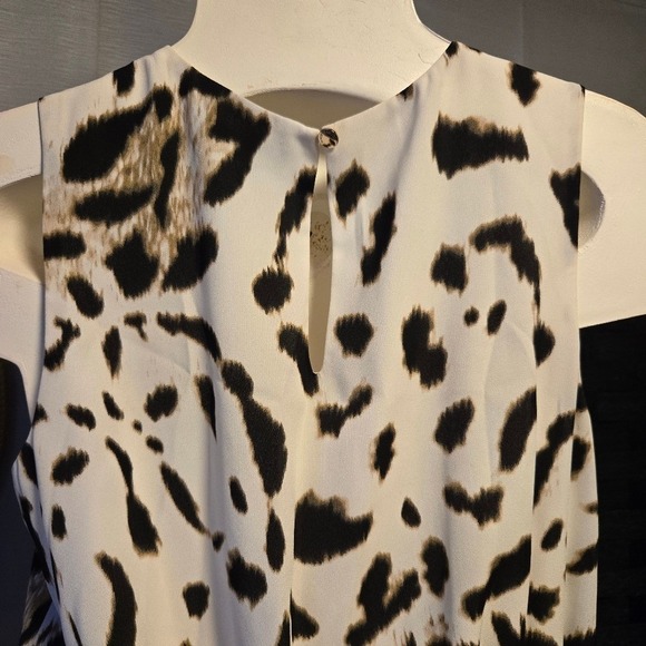 Leopard Print Sleeveless Dress - Size XS - Picture 4 of 9